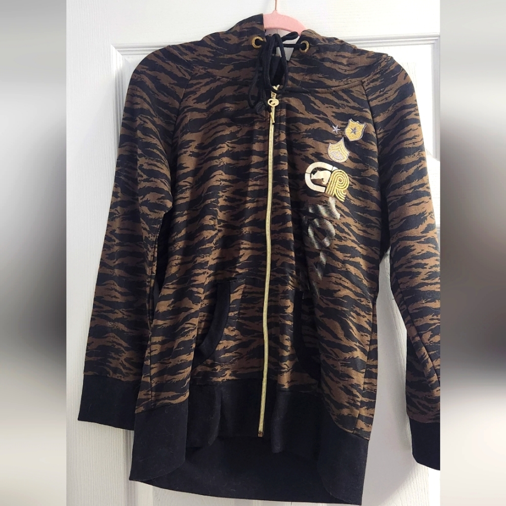 Eckored Animal Print Jacket (Women's XL, Runs Small, Like New)
